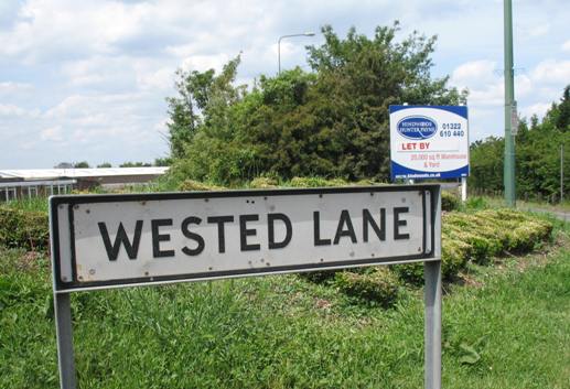 Wested Lane road sign