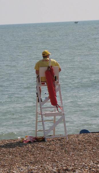Hastings beach lifeguard