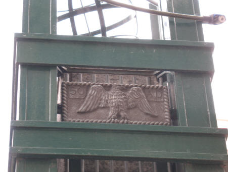 Monument in Chatham High Street, Kent - Roman eagle 50 AD