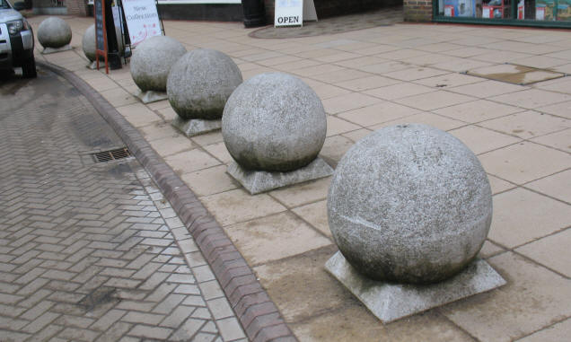 Stone balls at Sevenoaks