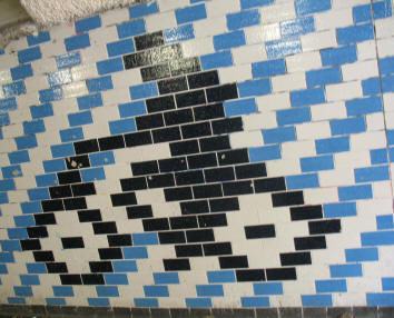 Tile pictures Crittalls Corner underpass Sidcup - motorbike