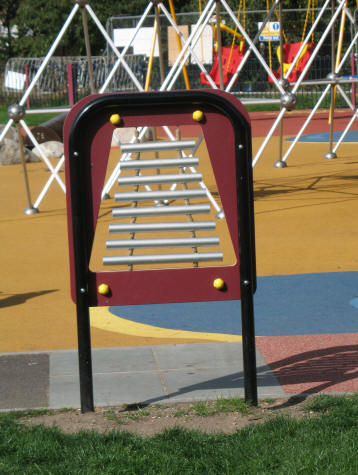 Xylophone, River Cray playground, Orpington