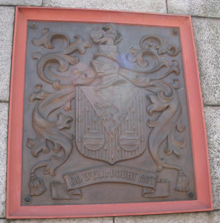 Plaque on railway bridge, Tonbridge Wells