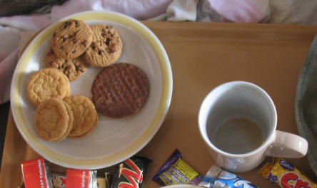 Biscuits on tray