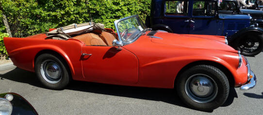 Petts Wood May Fayre - classic car - red open top