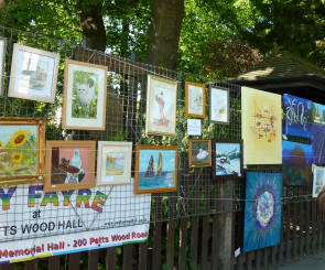 Petts Wood May Fayre - art exhibition paintings