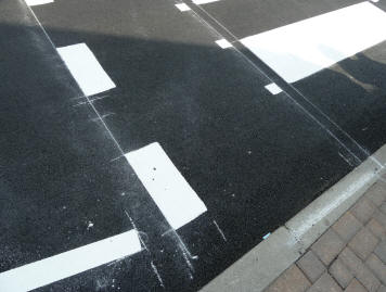 New road markings