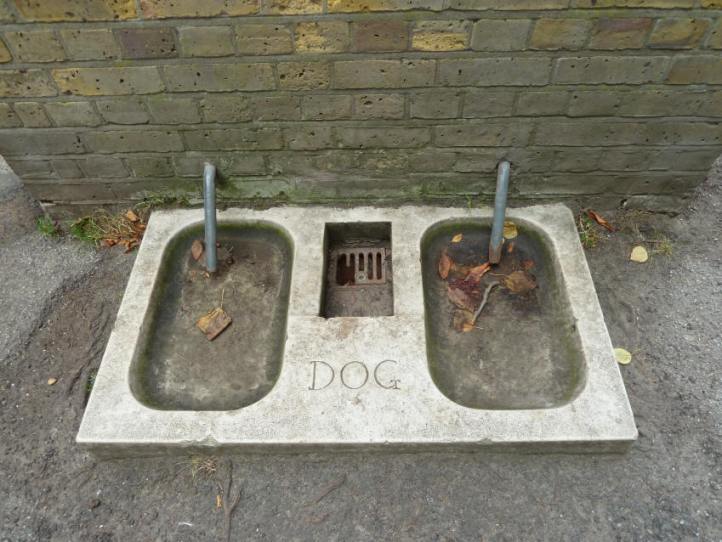 Greenwich Park - drinking fountain dog water basins