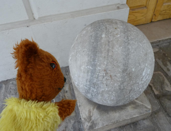 Greenwich Park - marble ball at Queen's House