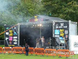 Party in the Priory music stage