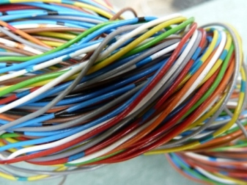 Coloured wire