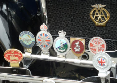 Petts Wood May Fayre - Classic cars badges