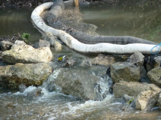 River Cray new weir