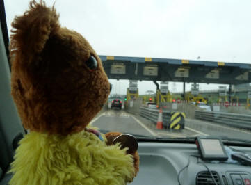 Yellow Teddy at Dartford Crossing toll booths
