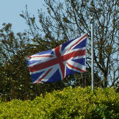Union Jack flagpole