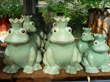 Frog garden ornaments