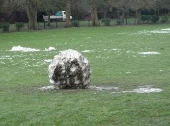 Priory Park dirty snowball