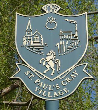 St Paul's Cray village sign