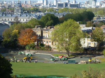 Greenwich Park boating pond repairs