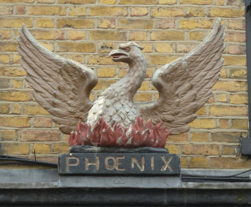Model of phoenix bird
