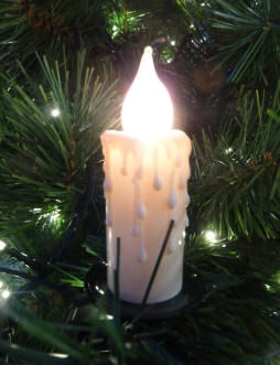 Christmas tree candle