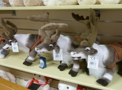 Cuddly reindeer toys
