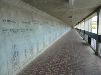 Thames Barrier - covered walkway