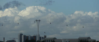 Cable cars over Thames