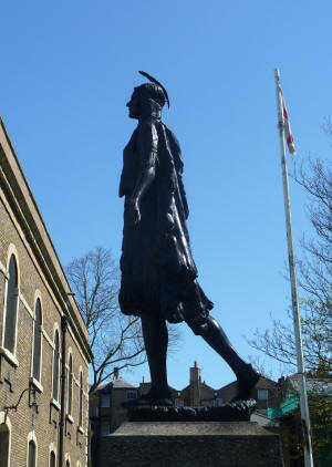 Statue of Princess Pocahontas