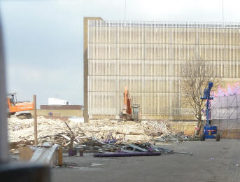 Shopping centre demolition