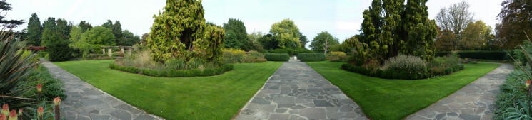 Danson Park garden panorama