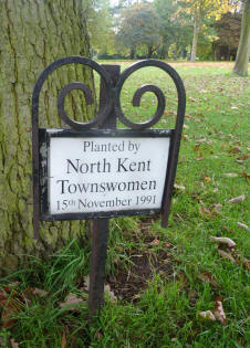 Tree planting sign