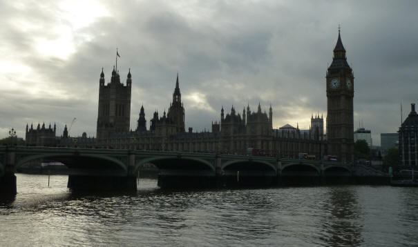 Westminster Bridge & Houses of Parliament