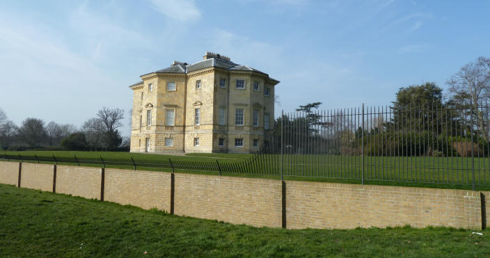 Danson House and haha