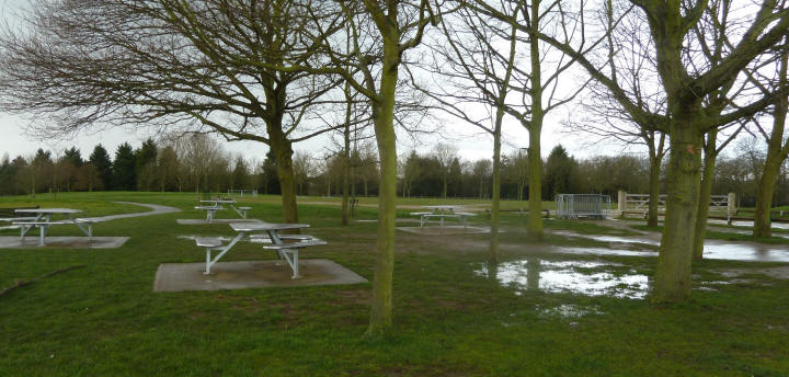 Danson Park puddles