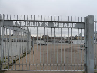Enderby's Wharf gate