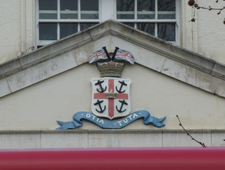 Anchors crest on Greenwich Royal Hospital