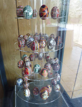 Romanian decorated Easter eggs