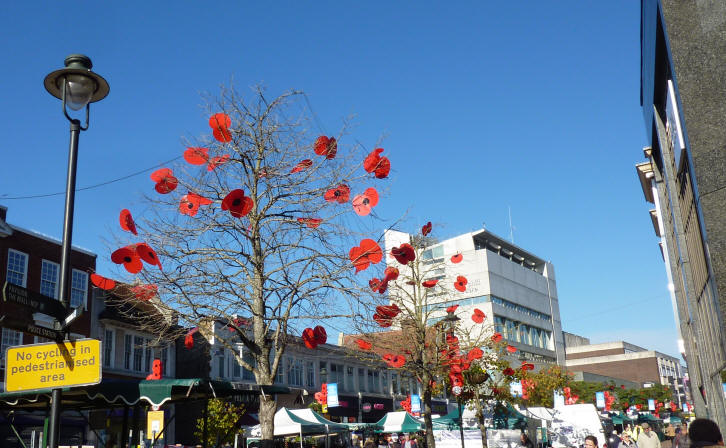 Bromley High Street poppies