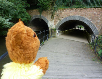 River and footpath tunnels