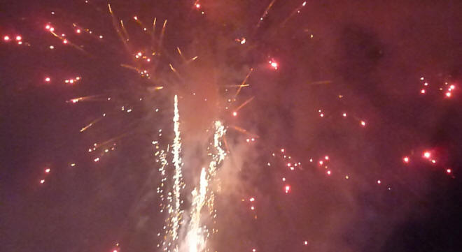 Petts Wood Christmas Carnival fireworks