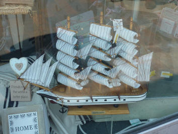 Model of clipper ship