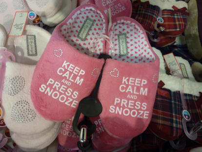 Keep Calm slippers