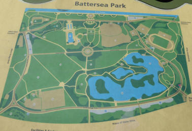 Battersea Park map