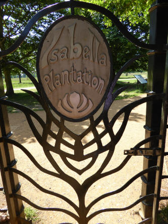 Gate to Isabella Plantation, Richmond Park