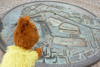 Relief map sculpture