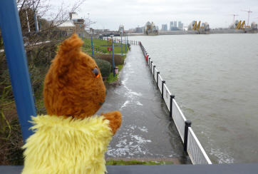 Thames Barrier extra high tide