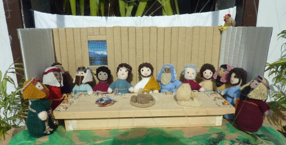 Knitted Last Supper