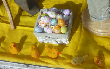 Easter eggs display