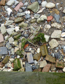 Thames foreshore rubble